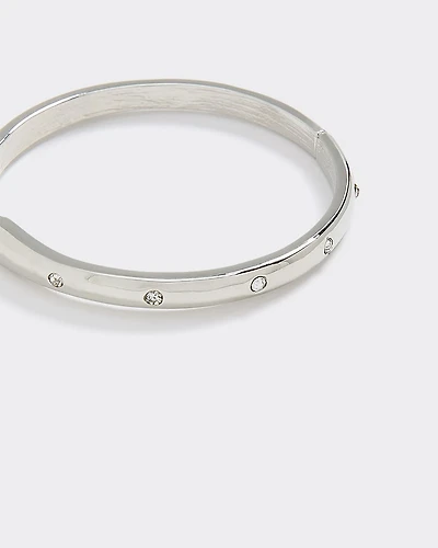 Cuff Bracelet with Rhinestones