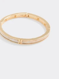 Bracelet élastique à détails nacrés