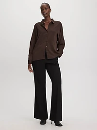 High-Rise Flare-Leg Pants - Curvy Fit