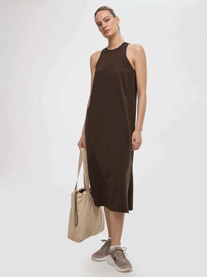 Sleeveless Midi Jacquard Dress - Hyba