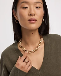 Long-Sleeve V-Neck Pullover - R Essentials