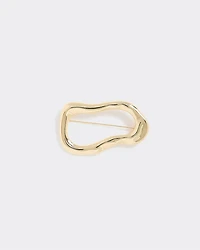 Broche ovale à forme organique