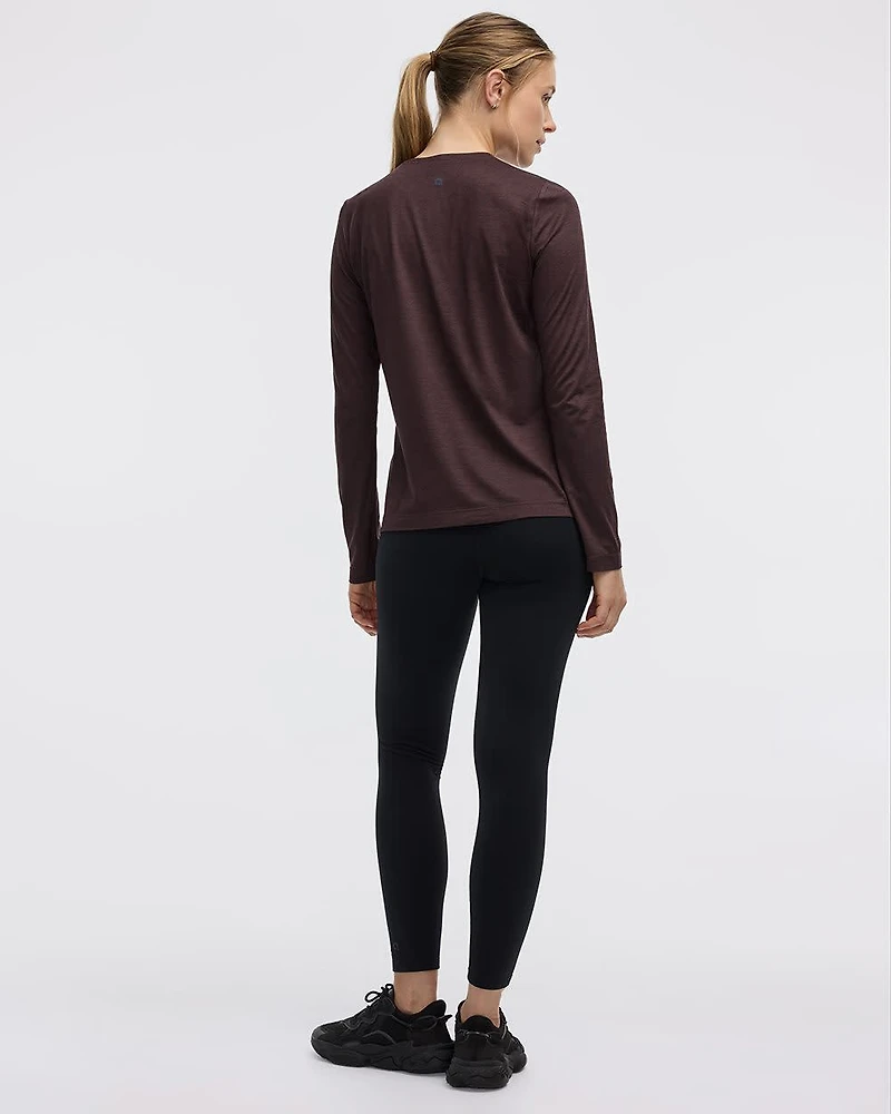 T-shirt à col rond et manches longues - DRY-LUX (MD) Hyba Essentiels