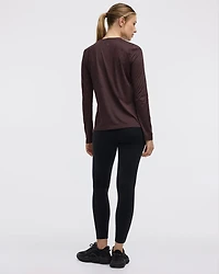 T-shirt à col rond et manches longues - DRY-LUX (MD) Hyba Essentiels