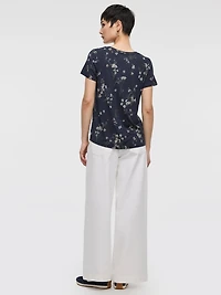 T-shirt à col V - R Essentiels