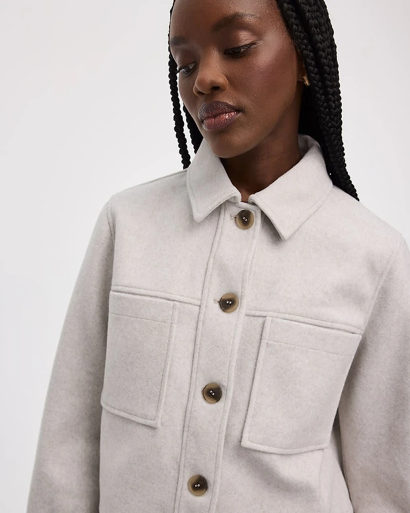 Short Shacket with Pockets