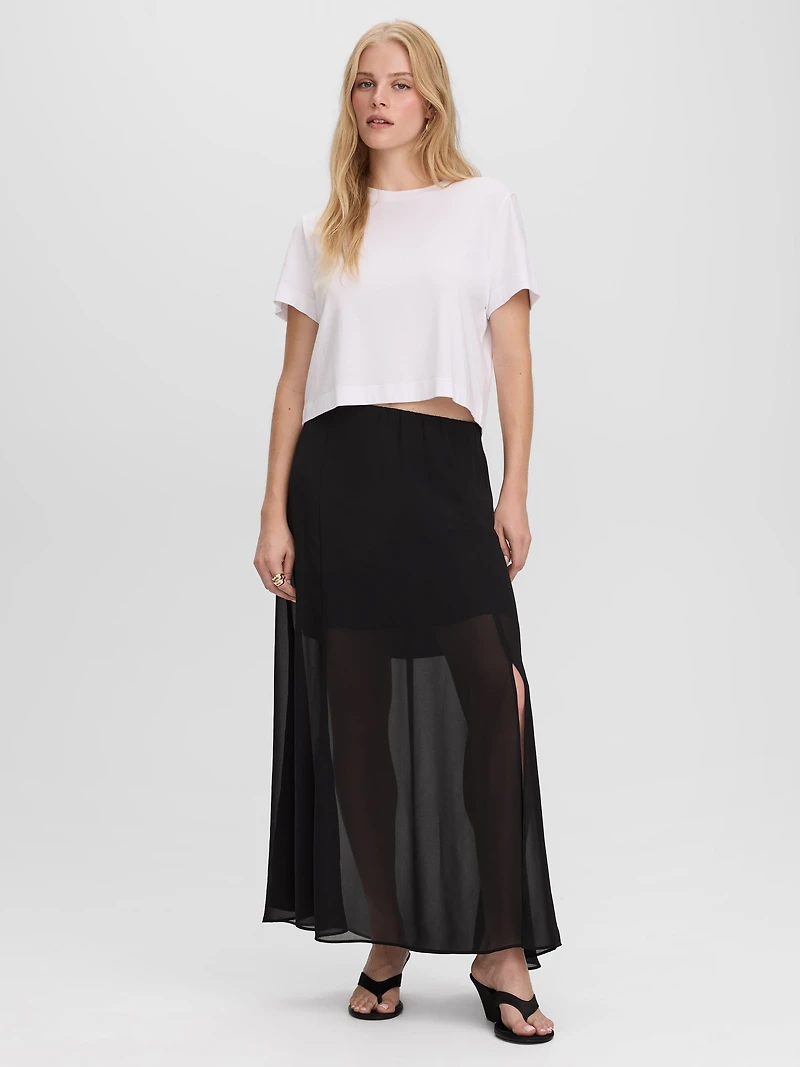 Maxi Chiffon Skirt