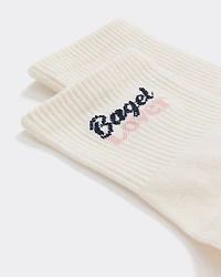 Bas chevilles côtelés