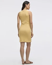 Robe moulante côtelée sans manches