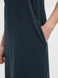 Robe midi texturée sans manches - Hyba