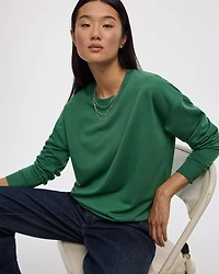 Long-Sleeve Crew-Neck Sweatshirt - R Essentials