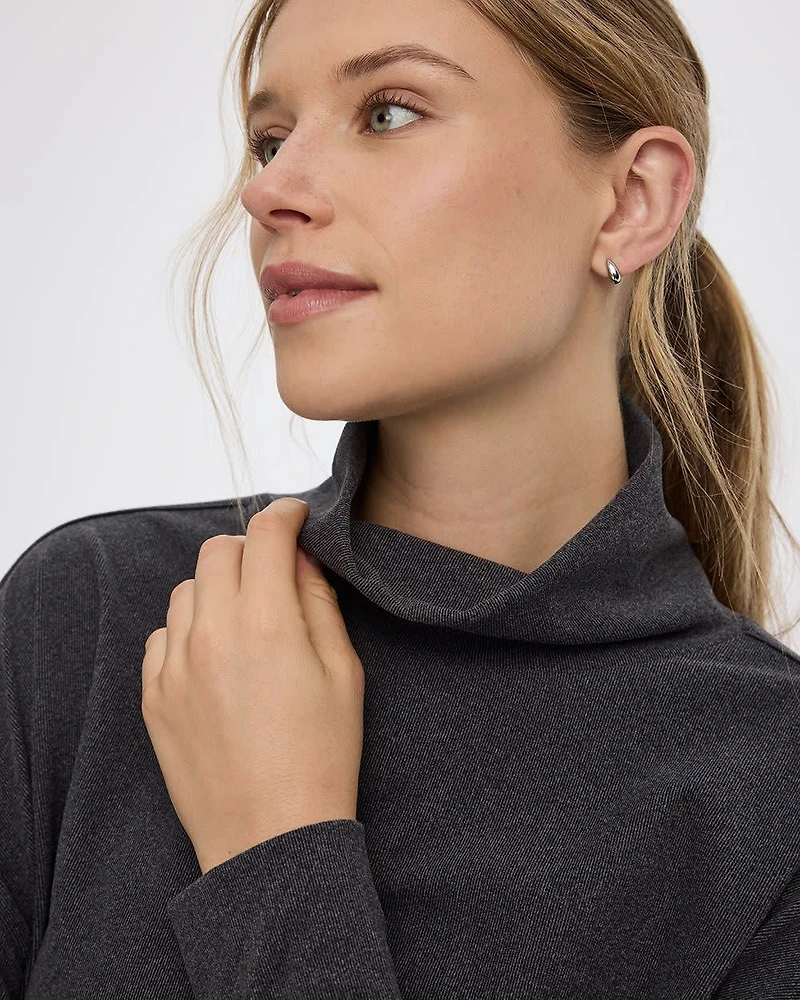 Pull à manches longues et col montant - Hyba