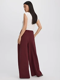 Wide-Leg High-Rise Pant