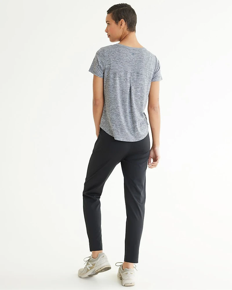 T-shirt à col rond et manches courtes - Dry Lux Hyba Essentiels