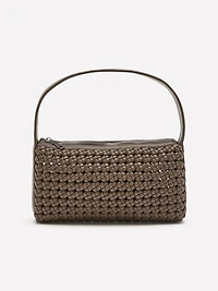 Sac à main en maille tissée