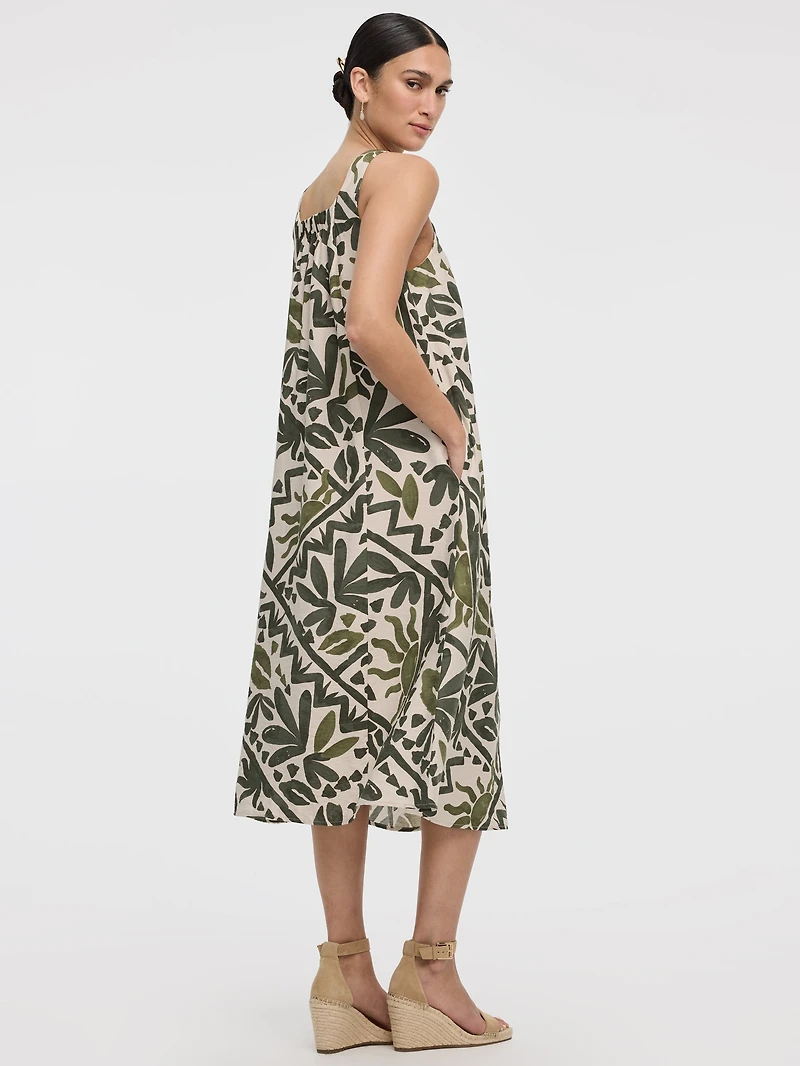 Robe midi sans manches