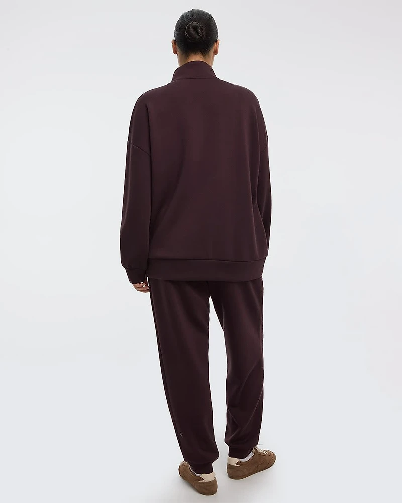 Half-Zip Mock-Neck Pullover - HYLUX Hyba