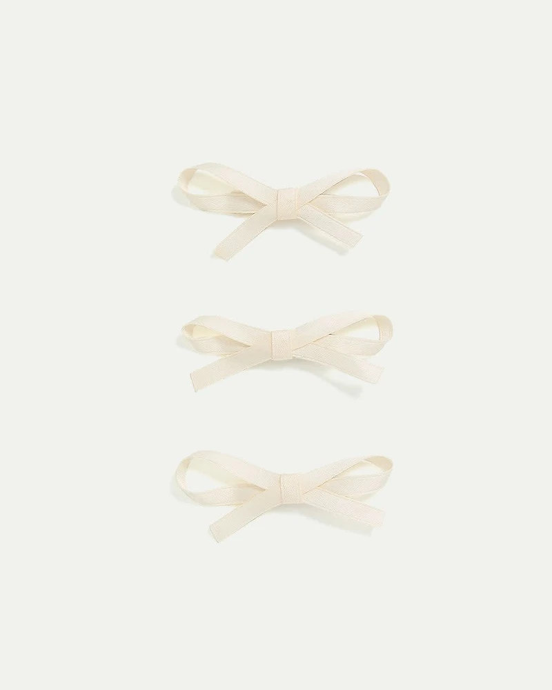 Pinces à cheveux avec boucles - Ens. de 3