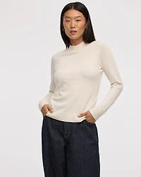 Long-Sleeve Mock-Neck Pullover - R Essentials
