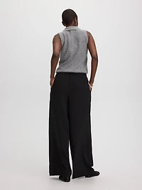 Wide-Leg High-Rise Pant