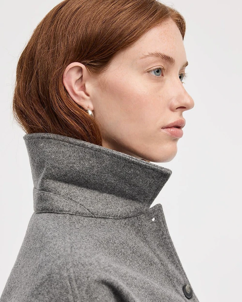 Veste-chemise longue avec poches