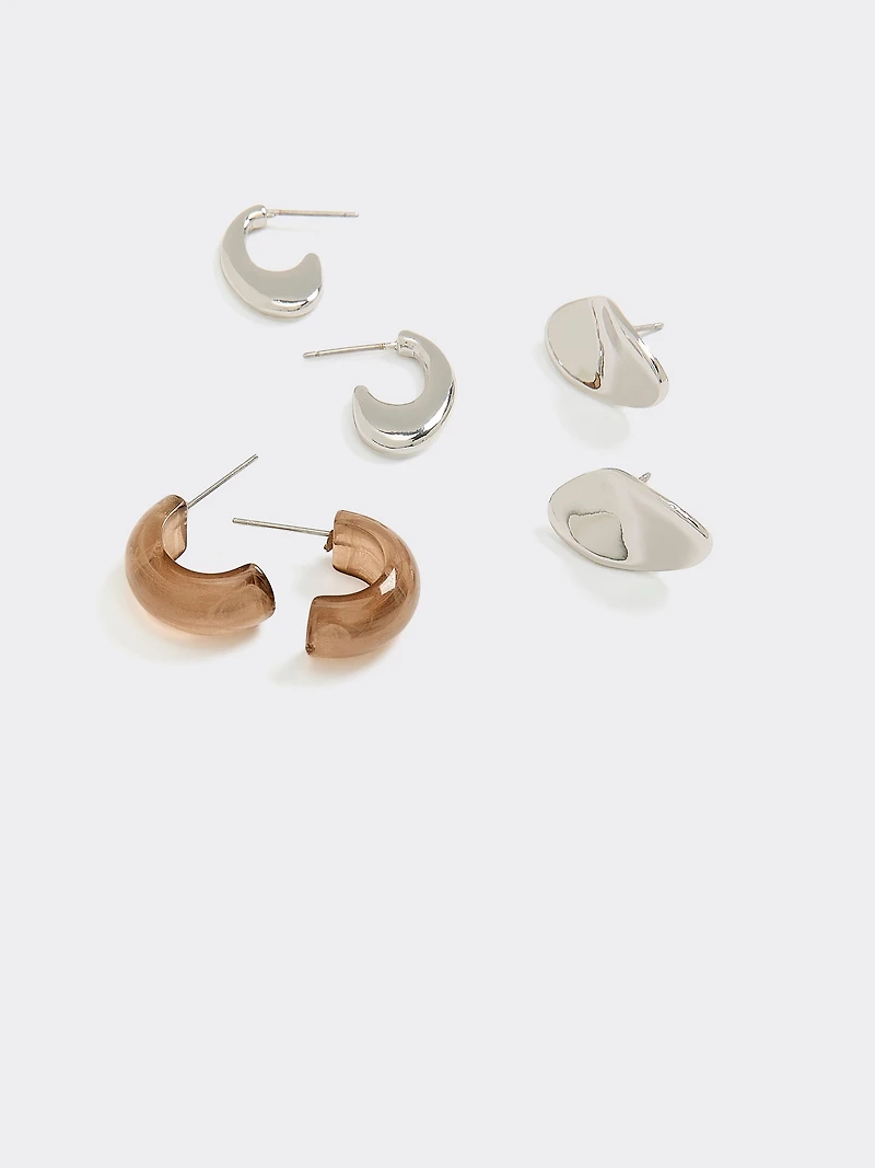 Earrings - 3 Pairs