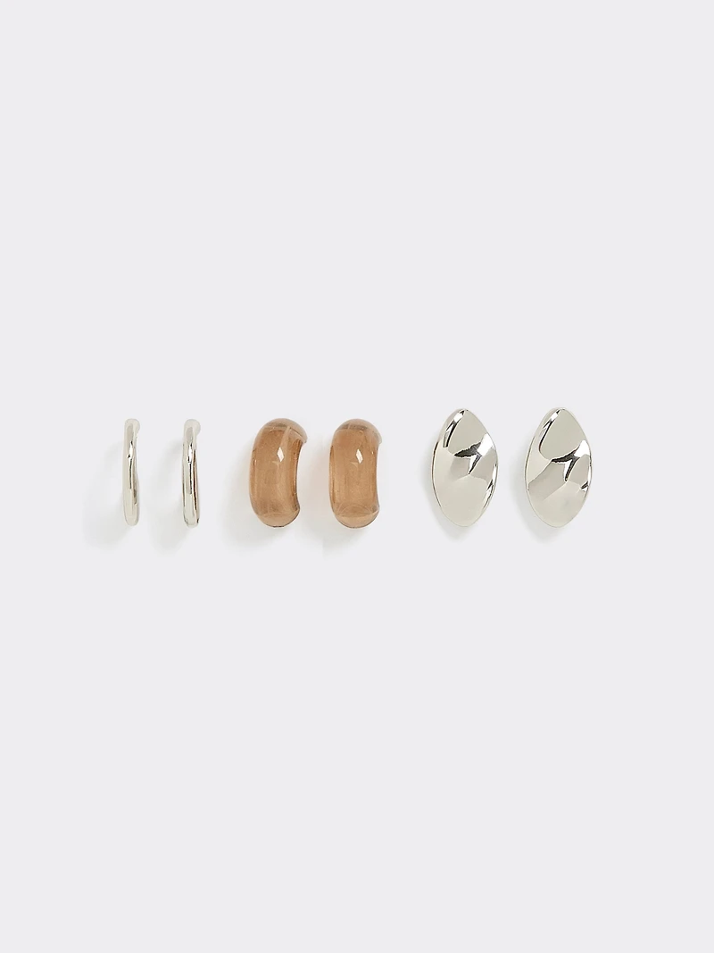 Earrings - 3 Pairs