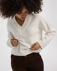 Long-Sleeve V-Neck Pullover