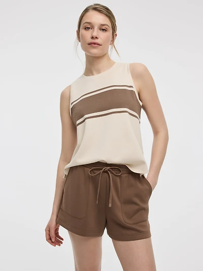 Camisole rayée à col rond - HYLUX Hyba