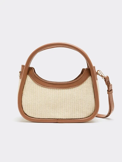 Petit sac à main en paille 