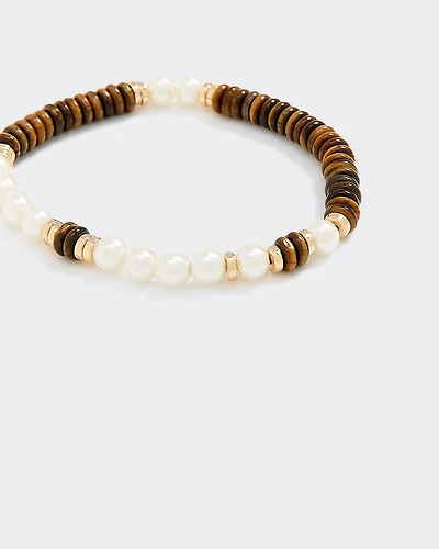 Bracelet with Pearls and Semi-Precious Stones