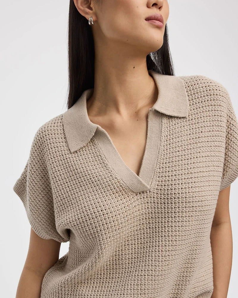 Extended-Sleeve Johnny Sweater Vest