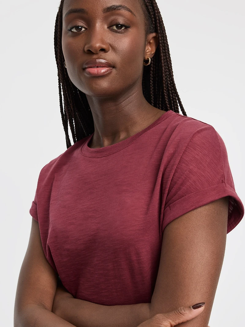 T-shirt à manches courtes et col rond