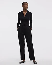 Tapered-Leg High-Rise Pants - The Modern Stretch (R)