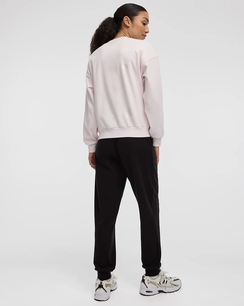 Long-Sleeve Crew-Neck Polar Fleece Sweater - Hyba