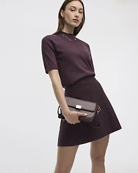 Mini jupe avec taille élastique