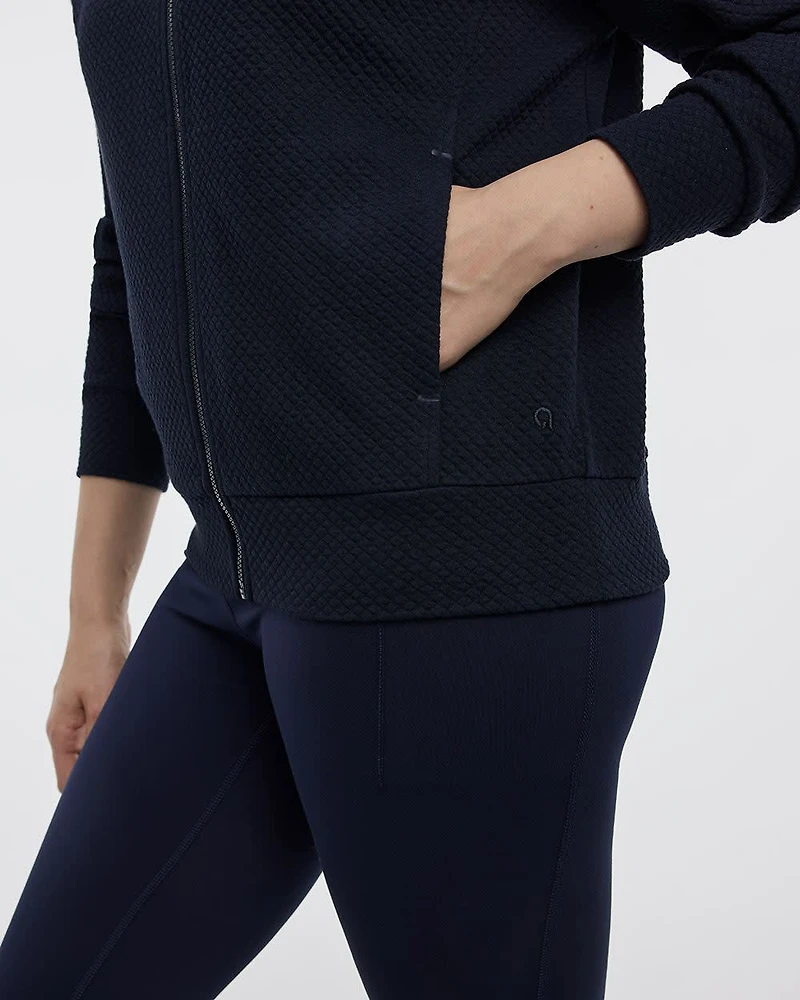 Textured-Jacquard Jacket - Hyba