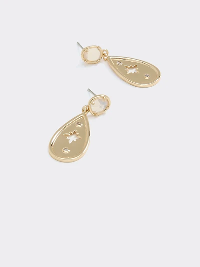 Boucles d'oreilles à pendentifs mystiques en forme de larme