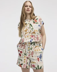 Shorts with Elastic Waistband