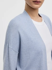 Cardigan ouvert à manches longues avec poches - R Essentiels
