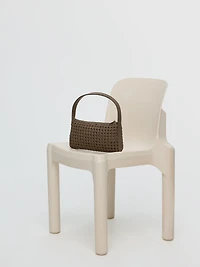 Sac à main en maille tissée