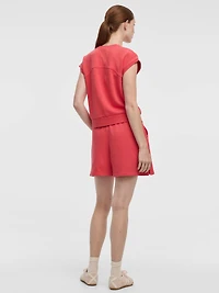 Extended-Sleeve Crew-Neck T-Shirt- Hyba