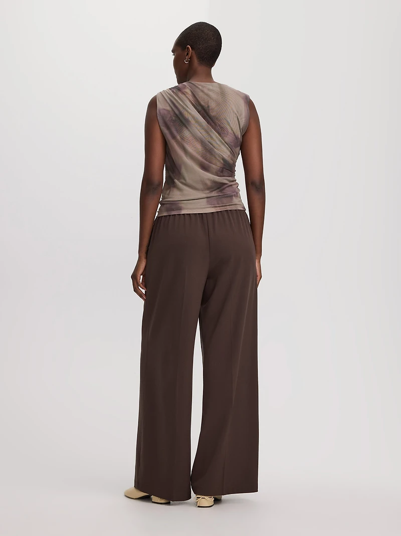 Sleeveless Draped Top