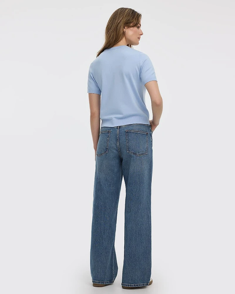 Crew-Neck Sweater Tee - R Essentials