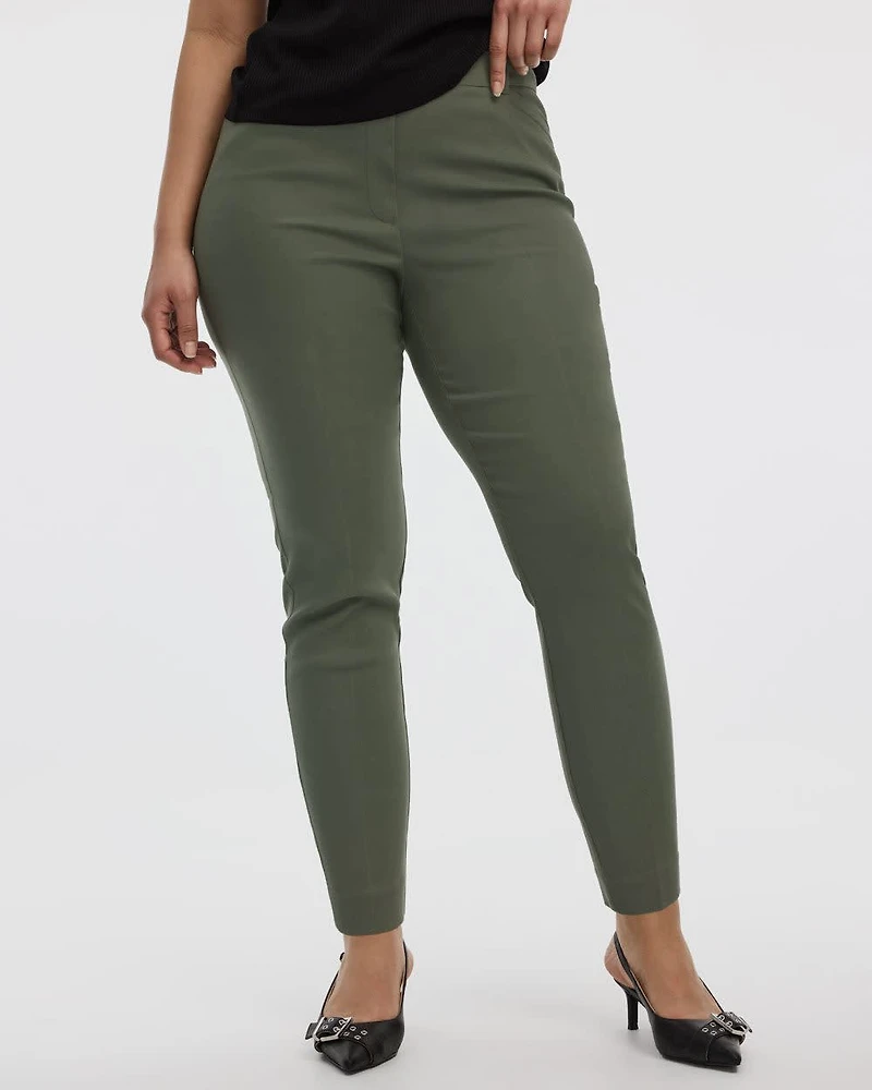 Slim-Leg High-Rise Ankle Pant - The Iconic (R)