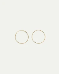 Stainless Steel Large Basic Hoops