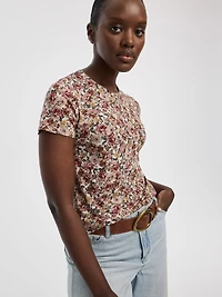 T-shirt à col rond - R Essentiels