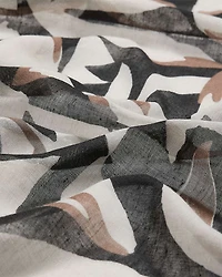 Lightweight Scarf with Abstract Pattern