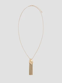 Collier avec pendentif à franges