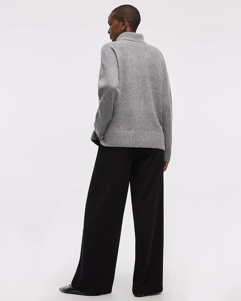 Long-Sleeve Turtleneck Pullover